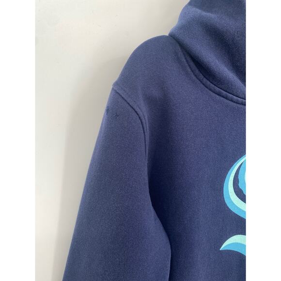 Outerstuff Seattle Kraken Navy Blue Kids Hoodie Sweatshirt Large 14-16 - Picture 3 of 7